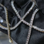 10K Yellow Gold Diamond Tennis Chain 1.87ctw GH SI 22" 33.9g Jewelry Palace