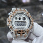 Authentic Diamond G-SHOCK DW6900TR Watch Cross Bezel | 5.00 CTW Natural Diamonds
