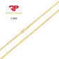 10K Yellow Gold 1mm-4mm Laser Diamond Cut Rope Chain Necklace Men Women 16"- 30"