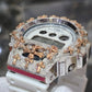 Authentic Diamond G-SHOCK DW6900TR Watch Cross Bezel | 5.00 CTW Natural Diamonds