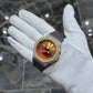 Casio G-Shock S2100  Iced Out Natural Diamond Watch 5CT | Inferno Dial