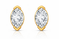 1.00 CTW Diamond Stud Earrings in 14K Gold | Aura Collection by Jewelry Palace