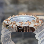 Authentic Diamond G-SHOCK DW6900TR Watch Cross Bezel | 5.00 CTW Natural Diamonds