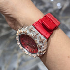 Diamond G-SHOCK GA2100 Watch Cross Bezel | 5.00 CTW Natural Diamonds