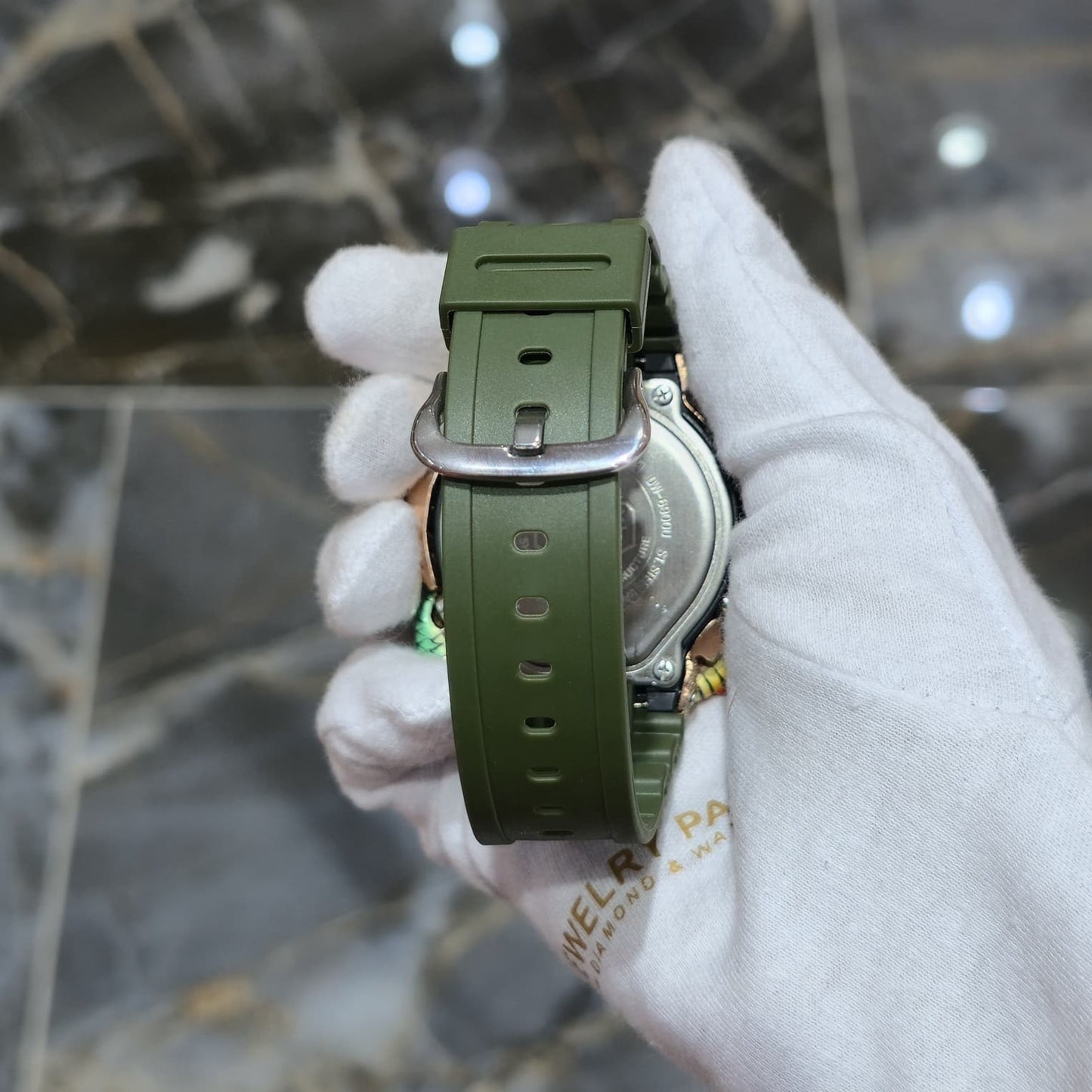 Casio G-Shock Dragon (Green) 6900 Iced Out Diamond Watch 5CTW