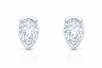 1.00 CTW Diamond Stud Earrings in 14K Gold | Aura Collection by Jewelry Palace