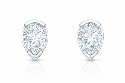 1.00 CTW Diamond Stud Earrings in 14K Gold | Aura Collection by Jewelry Palace