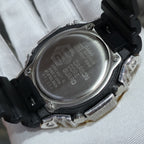 Casio G-Shock S2100  Iced Out Natural Diamond Watch 5CT | Gold Dial
