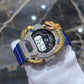 Casio G-Shock Dragon (Blue) 6900 Iced Out Diamond Watch 5 CTW