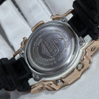 Blue Dial+ G-Shock DW-5600TL 5CT Natural Diamonds All Rose Bezel ICED OUT Watch