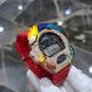 Casio G-Shock (RED) 6900 Iced Out Diamond Watch 5 CTW