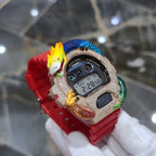 Casio G-Shock (RED) 6900 Iced Out Diamond Watch 5 CTW