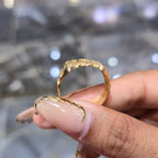 Mens Large Nugget Square Ring Real Solid 10K Yellow Gold ALL SIZES