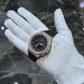 Casio G-Shock S2100  Iced Out Natural Diamond Watch 5CT | Black+ Rose MarkerDial