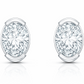 1.00 CTW Diamond Stud Earrings in 14K Gold | Aura Collection by Jewelry Palace