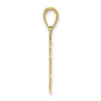 Lion Head  Pendant Charm Real 10K Yellow Gold