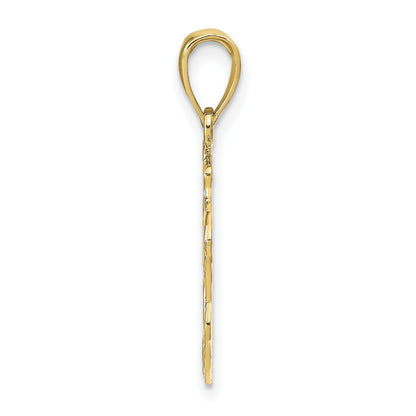 Lion Head  Pendant Charm Real 10K Yellow Gold