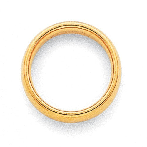 Solid Real 14K Yellow Gold Wedding Anniversary Band Ring Comfort Fit Mens Womens