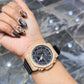 Casio G-Shock Black & Rose S2100BA Iced Out Diamond Watch 5CT