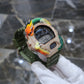 Casio G-Shock Dragon (Green) 6900 Iced Out Diamond Watch 5CTW