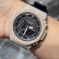 Casio G-Shock S2100  Iced Out Natural Diamond Watch 5CT | Black+ Rose MarkerDial