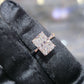 14K Gold 4.34ctw Lab Grown Diamond Radiant Ring E VS1 4.25ct Center Solitaire