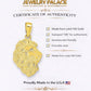 Lion Head  Pendant Charm Real 10K Yellow Gold