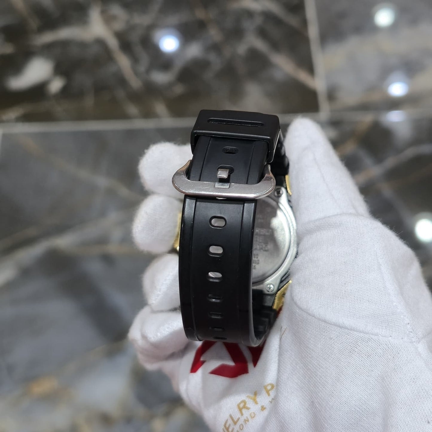 G-Shock GA2100-1A Black Dial Diamond Watch, 6.00ct
