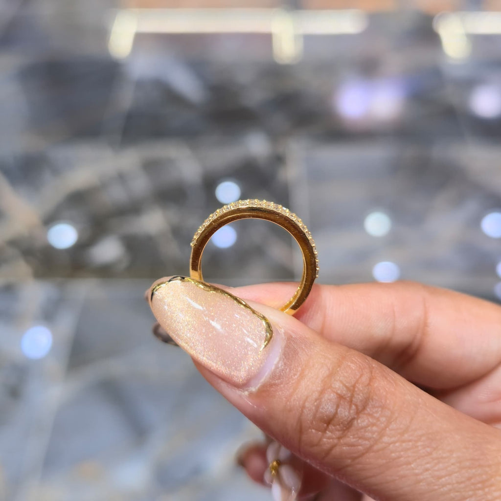 14K Yellow Gold Real Diamond Men’s Channel Set Band Ring 1.00 CTW 5MM | BAND