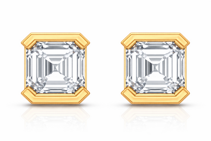 1.00 CTW Diamond Stud Earrings in 14K Gold | Aura Collection by Jewelry Palace