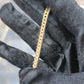 10KT Gold Chain 3.8mm Franco Womens Bracelet 6.7 Grams 8 inches Jewelry Palace