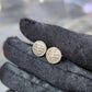 Diamond Earring Studs 10KT Gold 0.62 CTW Natural Baguette Round
