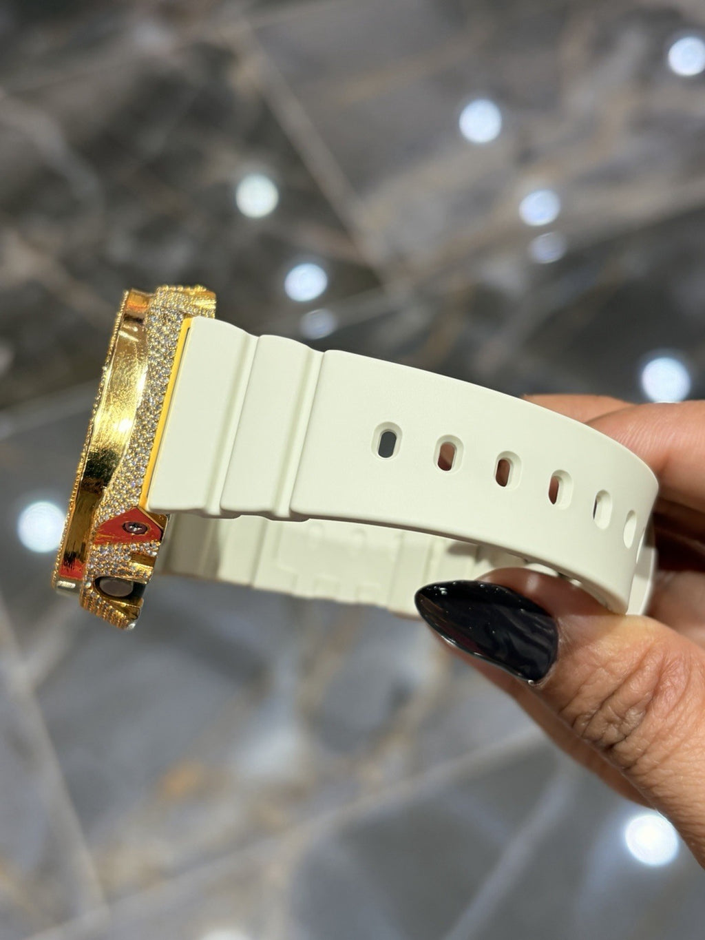 Casio G-Shock S2100  Iced Out Natural Diamond Watch 5CT