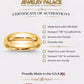 Solid Real 14K Yellow Gold Wedding Anniversary Band Ring Comfort Fit Mens Womens