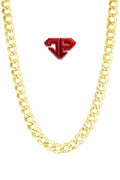 10K Yellow Gold Solid 2mm-6.5mm Curb Cuban Chain Link Necklace Bracelet 7"- 26"