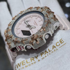 Authentic Diamond G-SHOCK GA-2100 Watch Cross Bezel | 5.00 CTW Natural Diamonds