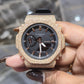 Casio G-Shock Black & Rose S2100BA Iced Out Diamond Watch 5CT