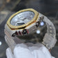 Authentic Casio G-Shock S2100  Iced Out Natural Diamond Watch 5CT | Silver Dial