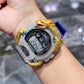 Casio G-Shock Dragon (Blue) 6900 Iced Out Diamond Watch 5 CTW