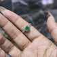 Jewelry Palace 14k Yellow Gold Emerald and 1/2CT TDW Diamond Halo  Ring