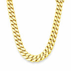 10K Yellow Gold 8mm Miami Cuban Link Necklace Chain or Bracelet, 20"-26"