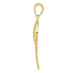10K Solid Yellow Gold Basketball Hoop Pendant 1.2g Real Gold Charm