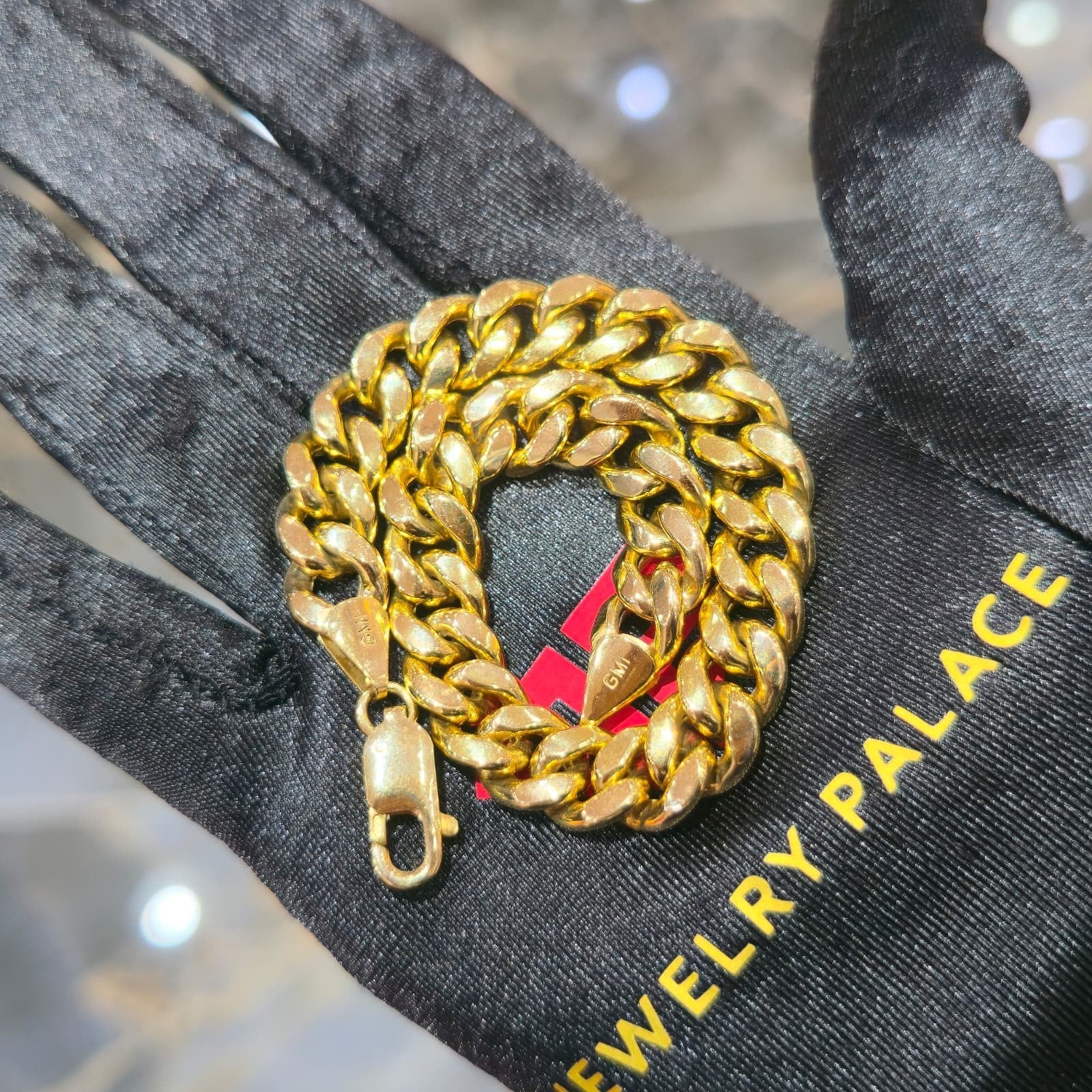 10K Gold Cuban Link Bracelet 9.5mm 9 Inch Solid Yellow Gold Men Women
