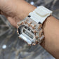 Authentic Diamond G-SHOCK DW6900TR Watch Cross Bezel | 5.00 CTW Natural Diamonds