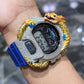 Casio G-Shock Dragon (Blue) 6900 Iced Out Diamond Watch 5 CTW