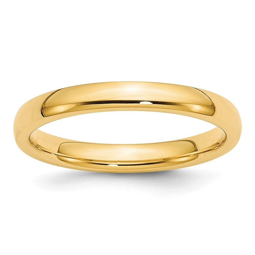 Solid Real 14K Yellow Gold Wedding Anniversary Band Ring Comfort Fit Mens Womens