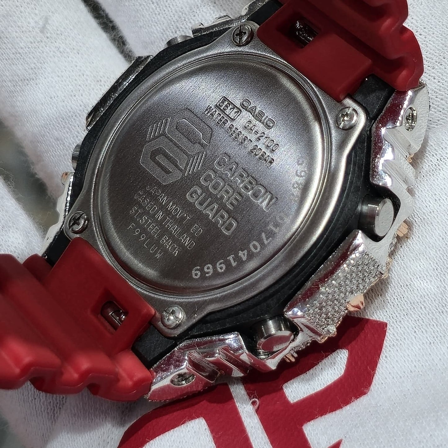 Diamond G-SHOCK GA2100 Watch Cross Bezel | 5.00 CTW Natural Diamonds