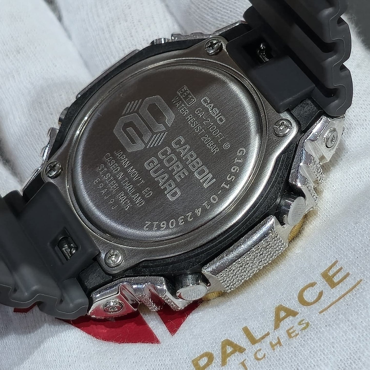 Casio G-Shock S2100  Iced Out Natural Diamond Watch 5CT | Inferno Dial