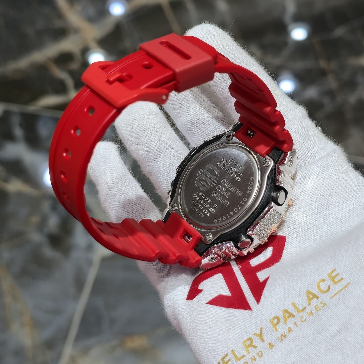 Diamond G-SHOCK GA2100 Watch Cross Bezel | 5.00 CTW Natural Diamonds