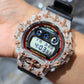 Authentic Diamond G-SHOCK DW6900TR Watch Cross Bezel | 5.00 CTW Natural Diamonds